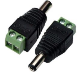 Разъем питания 5.5x2.1x14.0мм штекер Pro Legend пластик на кабель, винт, PL2316 