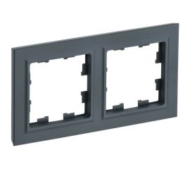 2-местная рамка IEK Brite ру-2-брг графит BR-M22-K53 