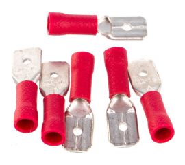 Плоский разъем КВТ РПИ-П 1,5-6,3 30шт. 75354 