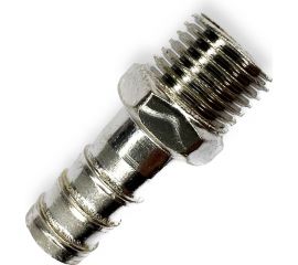 Штуцер с наружной резьбой 1/4" - елочка 10 мм ARMA M1/4-10 