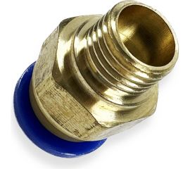 Фитинг цанговый прямой металлический 6 мм, наружная резьба 1/4"" ARMA CF M1/4-06 