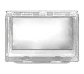 Защитная накладка для двухместной розетки duwi 26311 1 