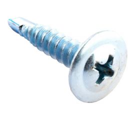 Саморезы Стройбат для тонких пластин с буром оцинкованные 4.2x13 мм 1500 шт. 203650 