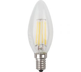 Филаментная лампа ЭРА F-LED B35-9w-827-E14 свеча, 9 Вт, теплая, E14, 10/100/3500 Б0046991 