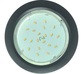 Встраиваемый светильник Ecola GX53 H4 без рефлектора, черный матовый 38x106, упаковка 2 шт SB53P2ECB 