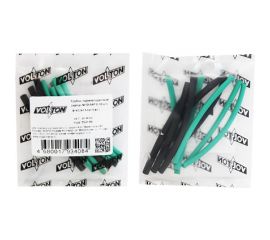 Термоусадочная трубка VOLTON набор №10 10 шт.Ф 4/2, 5/2.5 по 5 шт. VLT250050 