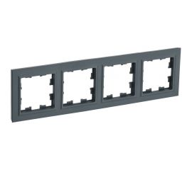 4-местная рамка IEK Brite ру-4-брг графит BR-M42-K53 