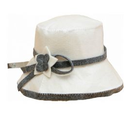 Женская шапка для бани с аппликацией Добропаровъ эконом 2603694 