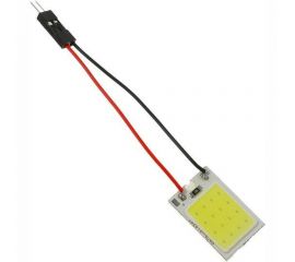 Светодиодная автолампа СИМАЛЕНД, 12 В, 16 SMD, два переходника, свет белый 5464517 