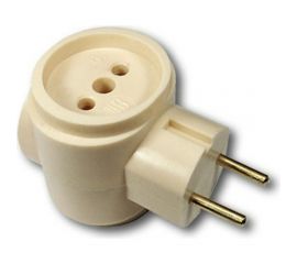 Адаптер ООО Ливны-Электро АД-01 УХЛ4 под заземляющий контакт слоновая кость АД 148 