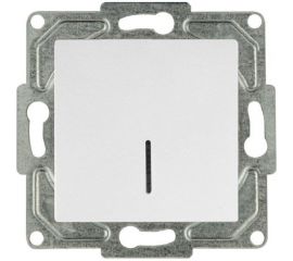 1-клавишный выключатель GUNSAN Eqona с индикацией белый 16401100-250102 