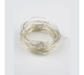 Светодиодная гирлянда Uniel ULD-S1000-100/SCB/3AA WARM WHITE IP20 DEW, UL-00005482 