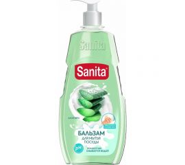 Бальзам для мытья посуды SANITA Pure Алоэ Вера 450 г 22941 