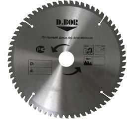 Диск пильный по алюминию (210х30х25.4 мм; Z54) D.BOR 9K-412105405D 