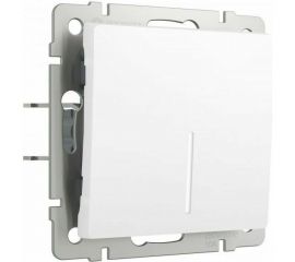 Одноклавишный выключатель WERKEL W1110161 с подсветкой белый матовый a059270 