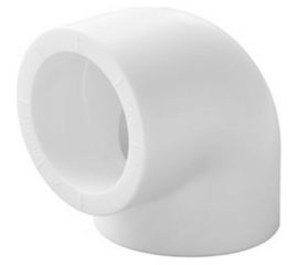 Отвод ПОЛИТЭК 25/90 PPRC белый ПЛЮС 9000000325пл 