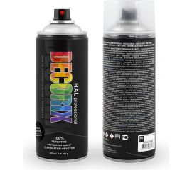 Аэрозольная эмаль Decorix RAL PROFESSIONAL (глянцевая; глубокий черный RAL 9005; 520 мл) 0138-9005 DX 