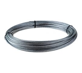 Трос стальной канат г/п 500 кг, 6 мм, 20 м для лебёдки OCALIFT tros6n20m 