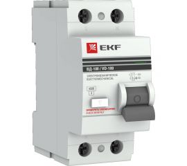 Устройство защитного отключения EKF ВД-100 2P 63А/100мА PROxima SQelcb-2-63-100-em-pro 