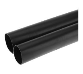 Термоусаживаемая клеевая трубка REXANT 70,0/12,0 мм, 6:1 черная 2 шт по 1 м 23-0070 