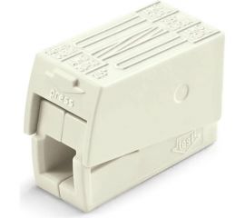 Клемма WAGO 1x2.5мм белая для светильников (Уп=100шт.) 224-122 