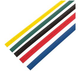 Термоусаживаемые трубки REXANT 12,0/6,0 мм, набор пять цветов, упаковка 50 шт. по 1 м 29-0162 