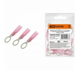 Наконечник TDM НКИ-Т 1,5–6 кольцо в термоусаживаемой манжете 100шт SQ0589-0004 