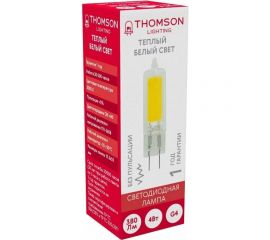 Светодиодная лампа Hiper THOMSON LED G4 COB 4W 380Lm 3000K TH-B4218 
