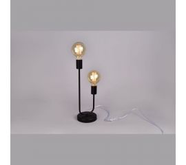 Настольная лампа РОССВЕТ 2*60Вт*E27 РС20932 BK/2T 