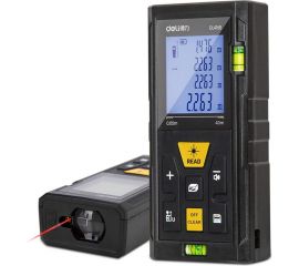 Лазерный дальномер DELI DL4168 0.05-40м, точность ± 3мм, дисплей 1.7 дюймов 102961 