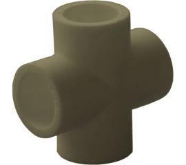 Крестовина ПОЛИТЭК 20 PPRC, серый 9000002020с 