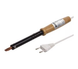 Паяльник TDM ПД-100, ЭПСН, мощность 100 Вт, 230 В, деревянная ручка, плоское жало, Гранит SQ1025-0405 