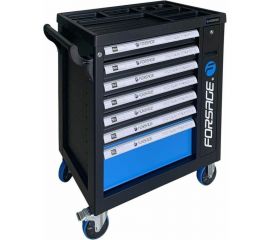 Инструментальная тележка с набором инструментов Forsage 7 полок, 274 предметов F-55300 51381 
