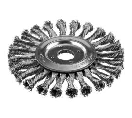 Щетка дисковая (150х22 мм; плетеные пучки стальной проволоки 0.5 мм) ЗУБР 35190-150_z02 