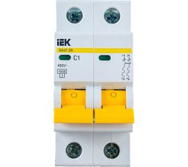 Автоматический выключатель IEK ВА47-29 2п, 1А, ""С"", 4.5кА MVA20-2-001-C 