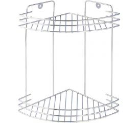 Полка для ванной комнаты Аквалиния угловая, 2-х ярусная W2672C-2 