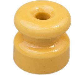 Изолятор для наружного монтажа Bironi R, керамика, цвет песочное золото (50 шт/уп) R1-551-019-50 