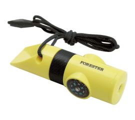 Свисток-фонарик Forester MOBILE с компасом, линзой, термометром, зеркалом и отсеком для хранения OEC-9 