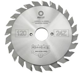 Диск подрезной составной (120x22x2.8/3.6/p=2.4 мм; 12+12) PROCUT 754.1202224 