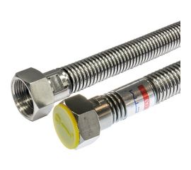 Подводка для газа СТМ ГАЗ сильфонная, 1/2"", гайка-гайка, 80 см CGHF1208 