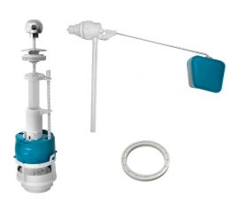 Арматура для бачка ИНКОЭР штоковая, боковой мембранный подвод ИС.131032 