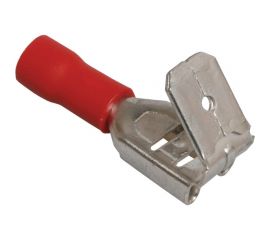 Плоская изолированная клемма REXANT, гнездо 7.4мм + штекер - 6.3мм, 0.5-1.5кв.мм, РПИо 1.5-7.5, 100 шт 08-0414 