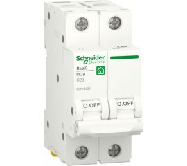 Автоматический выключатель Schneider Electric RESI9 АВ С 20А 2P 6000A R9F12220 