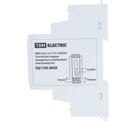 Счетчик TDM без поверки МАРС-б/п-1,0-11-Р1-540-М 1 фаза, 1 тариф, din-рейка, 1 модуль, мех.ОУ SQ1105-0020 