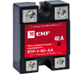 Твердотельное реле EKF однофазное RTP-40-AA PROxima rtp-1-40-aa 