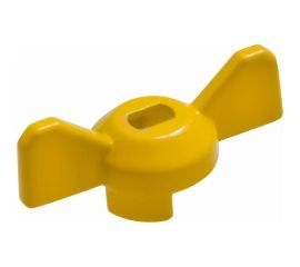 Ручка-бабочка для крана MasterProf желтая, 1/2""-3/4"" ИС.131525 