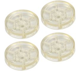 Подставка прозрачная для стиральных машин, холодильников и сушильных барабанов 4 шт MasterProf ИС.131611 