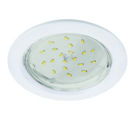 Встраиваемый светильник Ecola GX53 H4-GL без рефлектора, глубокий, белый 48x106 FW53GLECB 