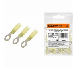 Наконечник TDM НКИ-Т 6,0–8 кольцо в термоусаживаемой манжете 100шт SQ0589-0009 