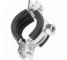 Трубный оцинкованный хомут Зубр с гайкой, 3"" 37850-83-95-1 